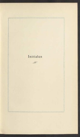 Initialen