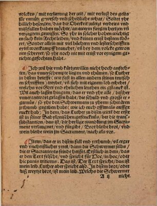 Auff Luthers brieff von dem Buch der winckelmesz zehen Fragstucke Doctor Johans Cocleus an er Just Jonas Probst zu Wittemberg : Sampt einem Auszug XXVIII. Artickeln