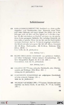 Schlafzimmer (Nr. 604-654)