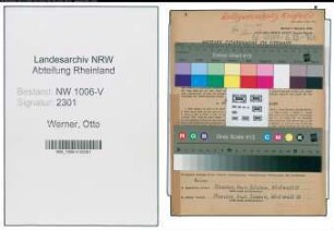 Entnazifizierung Otto Werner , geb. 19.02.1905 (Zollbeamter)