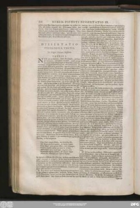 Dissertatio Theologica Tertia.