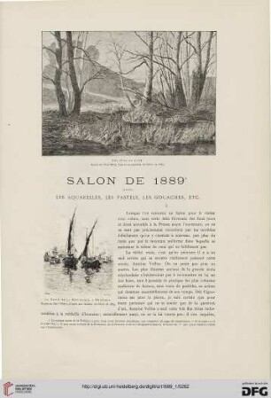 15: Salon de 1889, [2], Les aquarelles, les pastels, les gouaches, etc.