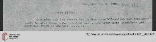 Heid. Hs. 3820,383: Brief Emil Lasks an seine Eltern