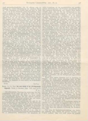 377-379 [Rezension] Koch, Max, Der ordo salutis in der alt-lutherischen Dogmatik