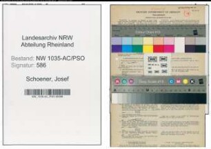 Entnazifizierung Josef Schoener , geb. 03.09.1893 (Dreher)