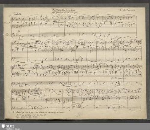 Fantasie über den Choral: Was Gott thut das ist wohl gethan