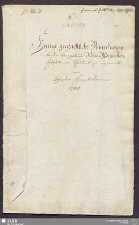 Einige geognostische Bemerkungen bei dem Berggebäude Neue Morgenstern Erbstolln am Muldenberge - 17.6269 4.