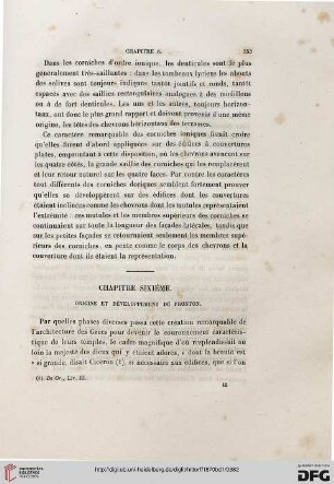Chapitre sixième. Origine et développement du fronton