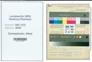 Entnazifizierung Alfred Duempelmann , geb. 14.02.1906 (Kaufmaennischer Angestellter)