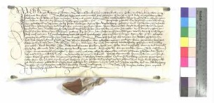 Revers eines Leibeigenen zu Stetten (Hans Aschmann) gegen Kloster Wiblingen