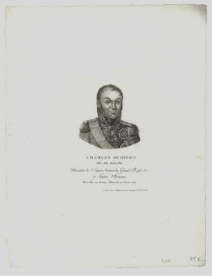 Porträt von Charles-Nicolas Oudinot (duc de Reggio)