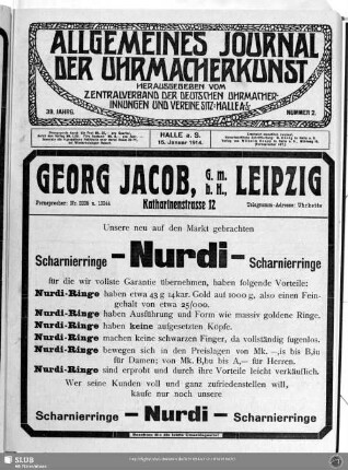 Anzeigen, Inhaltsverzeichnis