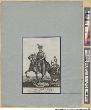 Achmet Effendi Bassa Bothschaffter der Ottomanischen Pforte, an den Koniglichen Preussischen Hoff