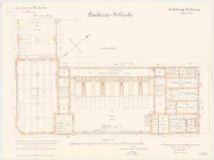 Proviantamt, Mainz Bäckerei: Grundriss Erdgeschoss 1:100