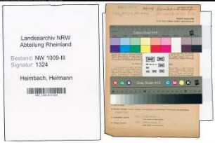 Entnazifizierung Hermann Heimbach , geb. 04.01.1902 (Architekt)