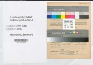 Entnazifizierung Bernhard Meunders, geb. 19.09.1901 (Schmiedemeister)