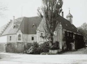 Oberwartha, Klostergut, Herrenhaus, Straßenansicht
