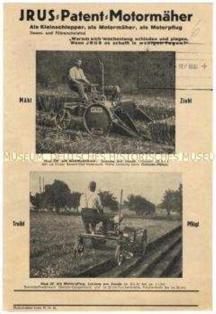 Motor-Mähmaschine