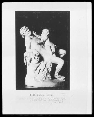 Junger Faun und Bacchusknabe / Silen mit dem Bacchusknaben