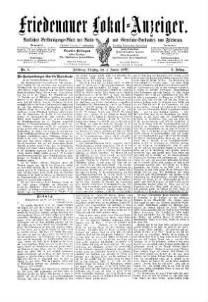 Nr. 1, 04.01.1898
