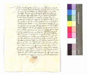 Bernhard Karpf Quittung wegen der Schenkstatt.
