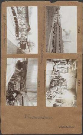 Barackenverladung Frühjahr 1917. (Glasfabrik)