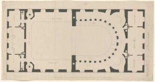 Fischer, Carl von; München, Isartor; Theater - Rang (Grundriss)