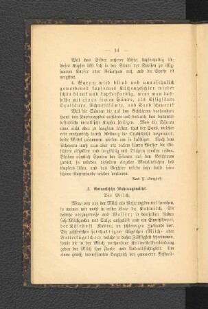 A. Animalische Nahrunsmittel.
