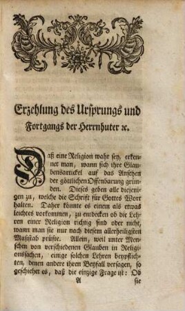 Heinrich Rimius, Hofraths bey Seiner Majestät dem Höchstseligen König in Preussen, Aufrichtige Erzehlung von dem Ursprung und Fortgang der Herrnhuter : Nebst einer kurzen aus ihren Schriften gezogenen Nachricht von ihren Lehren, wie auch einigen Anmerkungen über ihre weltliche Absichten, und ehemaliges Betragen in der Grafschaft Büdingen