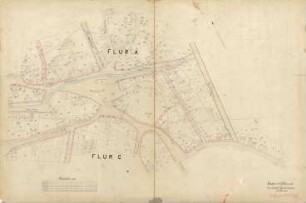 Teilansicht auf den Flur A und Flur C von Siegen-Klafeld