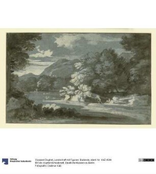 Landschaft mit Figuren: Badende