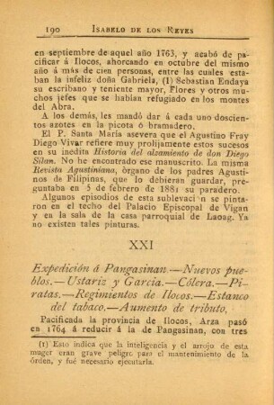 XXI. Expedición á Pangasiman. - ...