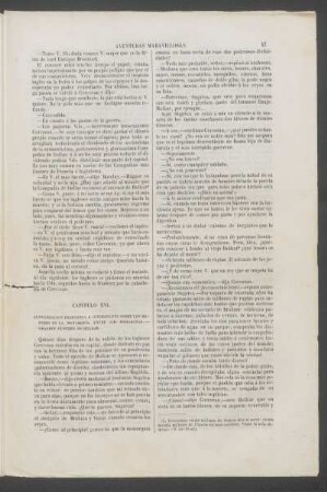 Capítulo XVI. - Conversación filosófica é interesante sobre los deberes de la monarquía entre los maharatas. - Oración fúnebre de Holkar.
