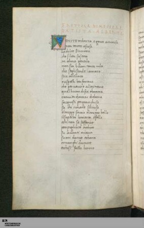 Leon Battista Alberti: Frottola