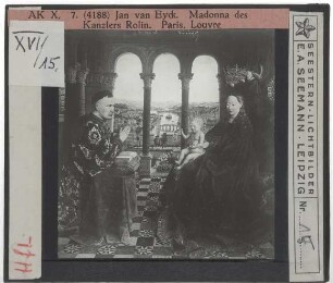 Eyck, Rolin-Madonna (Paris Louvre 1271)