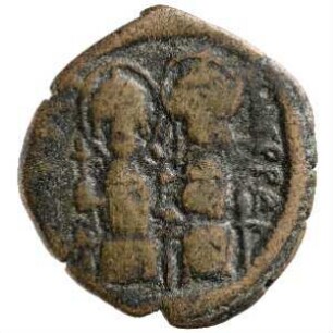 Münze, Follis, 573 / 574