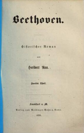 Beethoven : historischer Roman. 2