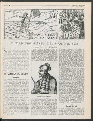 El descubrimiento del Mar del Sur