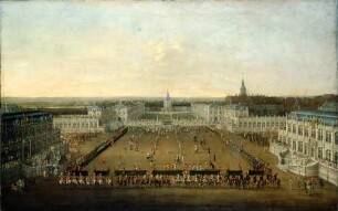 "Caroussel Comique". Rennen im Zwinger 1722