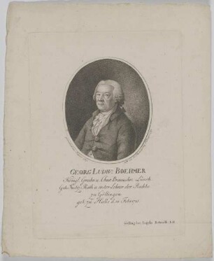 Bildnis des Georg Ludw: Boehmer