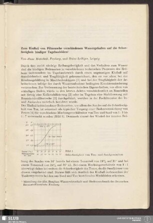 Zum Einfluß von Filterasche verschiedenen Wassergehaltes auf die Scherfestigkeit bindiger Tagebauböden