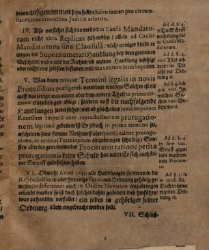 Copia Fernern Gemeinen Erleuterungs Bescheidts, so von Kammergericht zu Speyer ertheilt worden