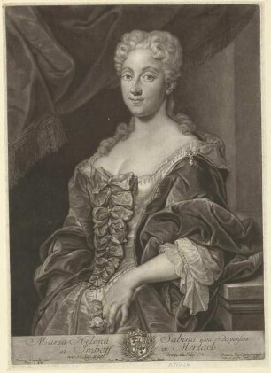 Maria Helena Sabina Imhoff; geb. 15. August 1698; gest. 22. Juli 1727