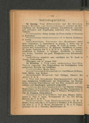 Schiedsgerichte.