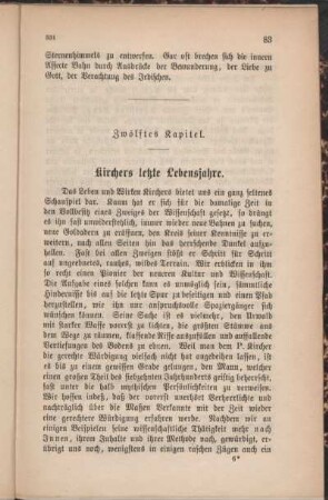 Zwölftes Kapitel. Kirchers letzte Lebensjahre.