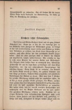 Zwölftes Kapitel. Kirchers letzte Lebensjahre.