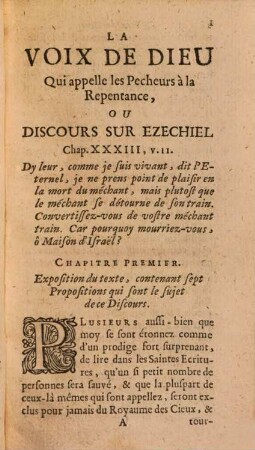 La voix de Dieu