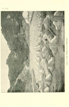 View of the interior of a cemetry