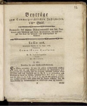 Beyträge Zum Cammergerichtlichen Justizwesen