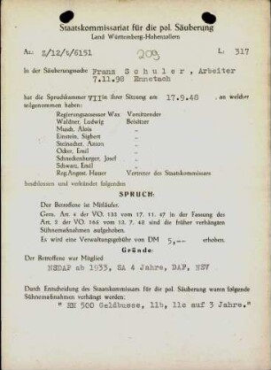 Schuler, Franz